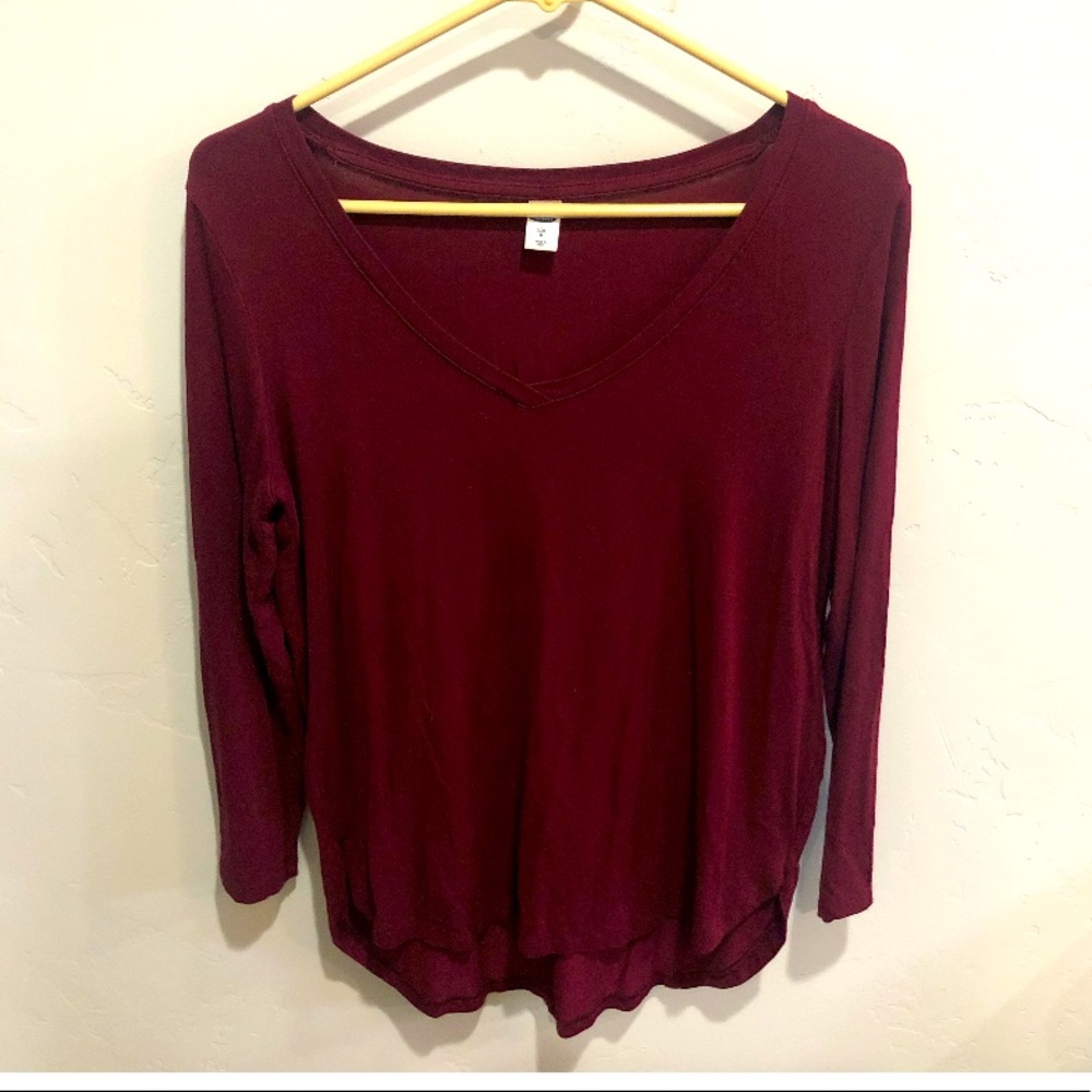 Red V Neck